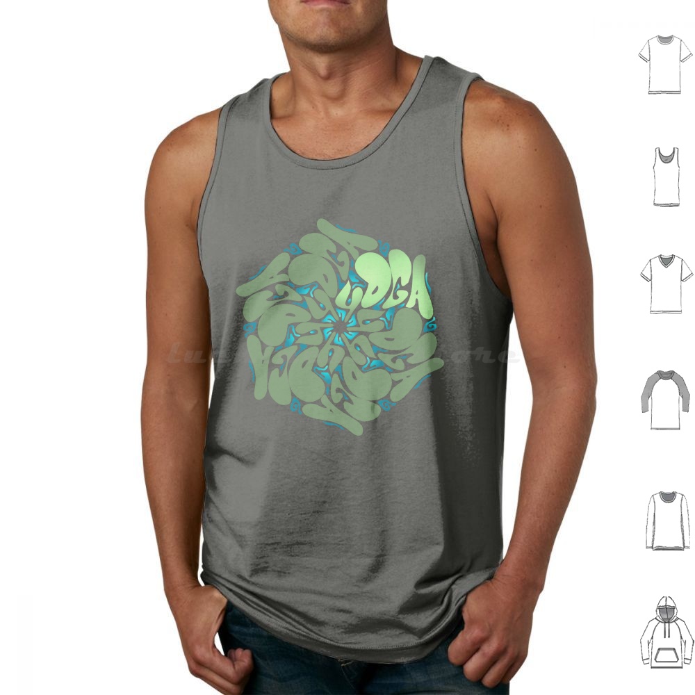 Pilates Yin Yoga - Soothing Mandala Yoga Design Tank Tops