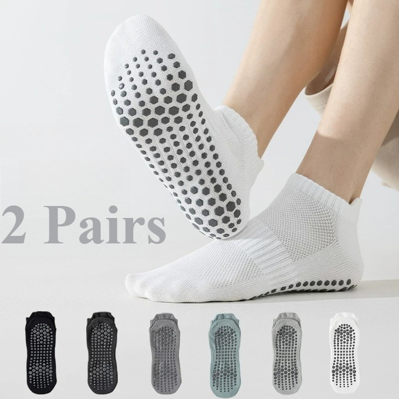 Pilates Yoga And Gym - 2/1Pairs Men Silicone Anti Slip Yoga