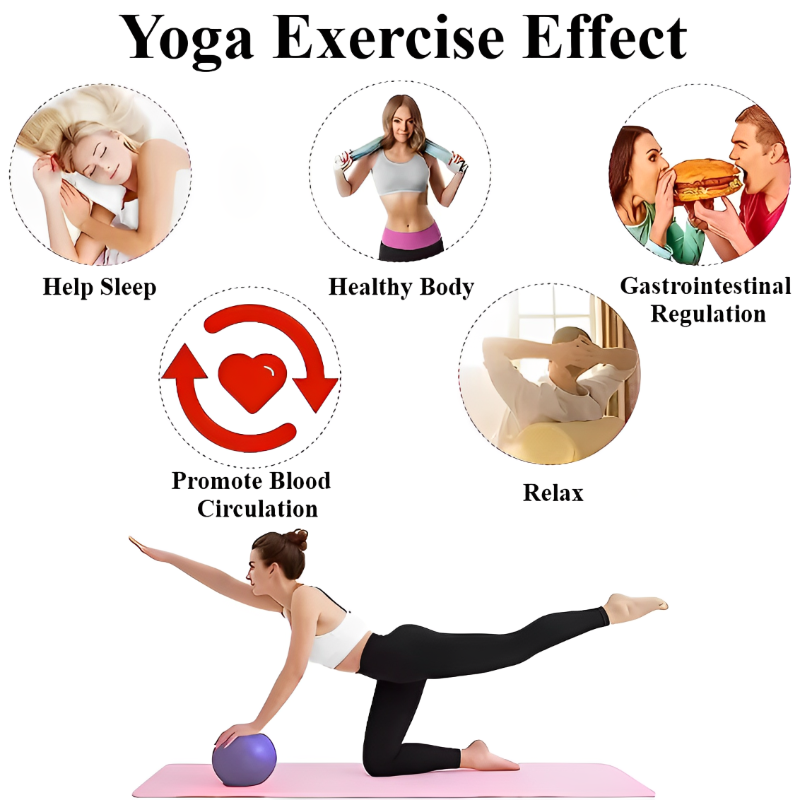 25cm Yoga Ball Exercise Gymnas - Pilates Ball Mini review and price