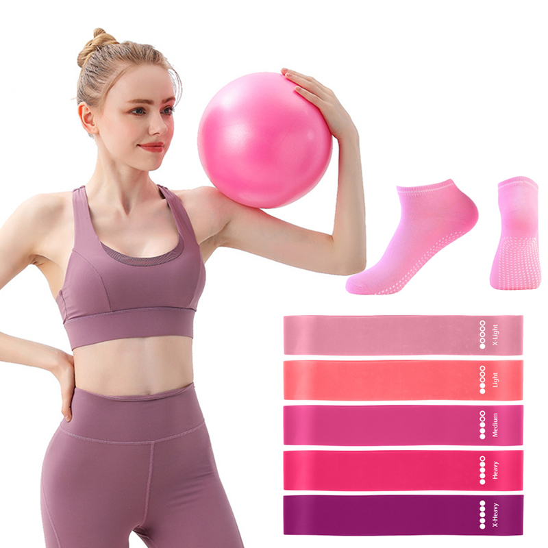 Pilates Ball Resistance Bands  - Pilates Yoga Workout At Home review and price