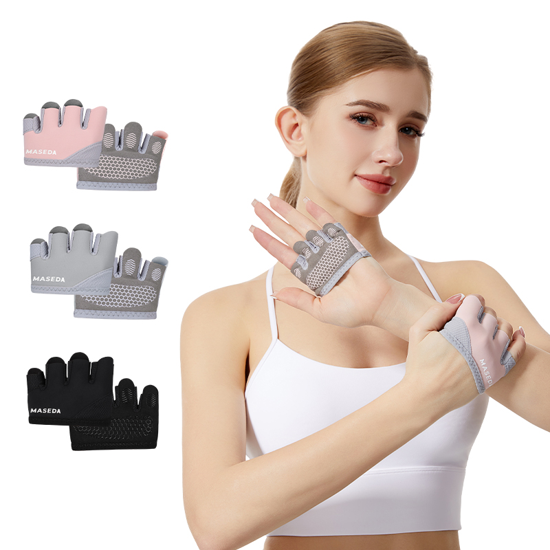 Pair of Fitness Fingerless Glo - Pilates Yoga Fitness review and price
