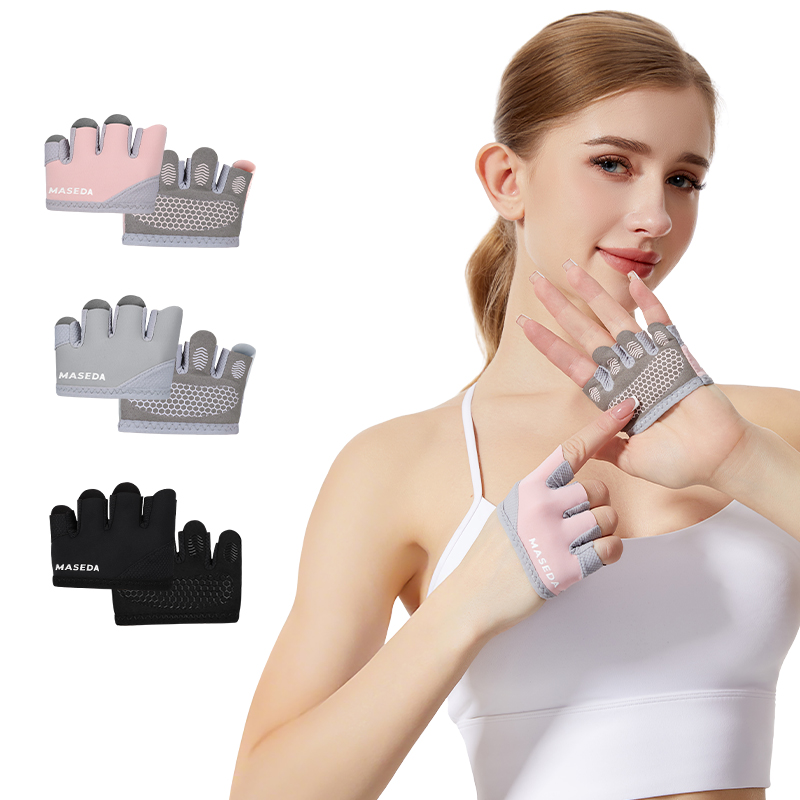 Pair of Fitness Fingerless Glo - Pilates Yoga Fitness review and price