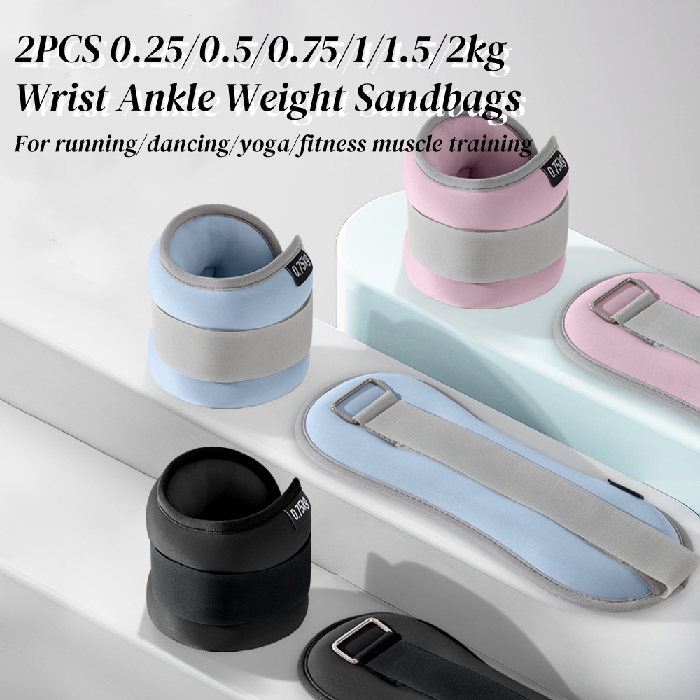 2pcs 0.25/0.5/0.75/1/2kg Wrist - Yoga Sandbag Weight review and price