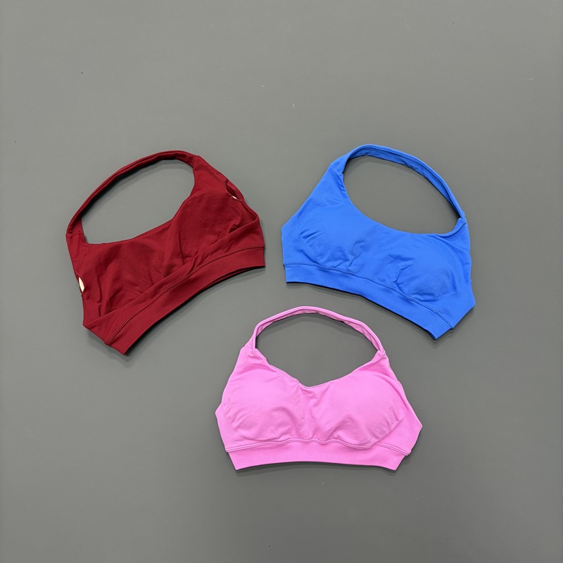 HISTELLO Seamless Halter Neck  - Pilates Yoga Wrap Top review and price