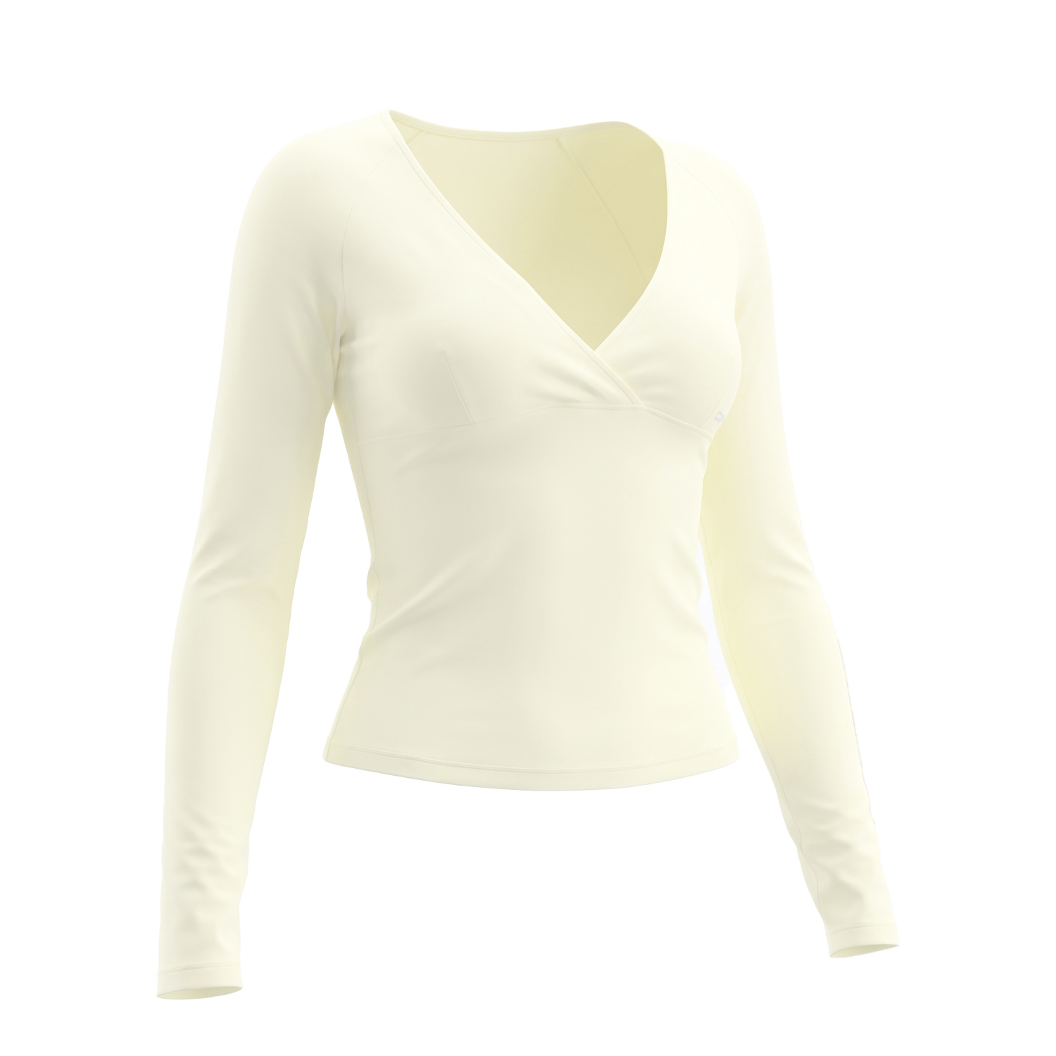 Nude-skin-friendly V-neck spor - Pilates Yoga Wrap Top review and price
