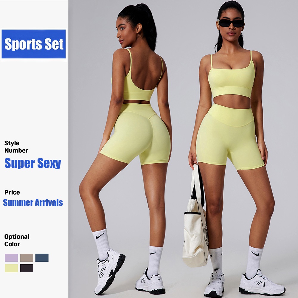 Cloud Hide Yellow Yoga Suit Gy - Pilates Yoga Wrap Top review and price