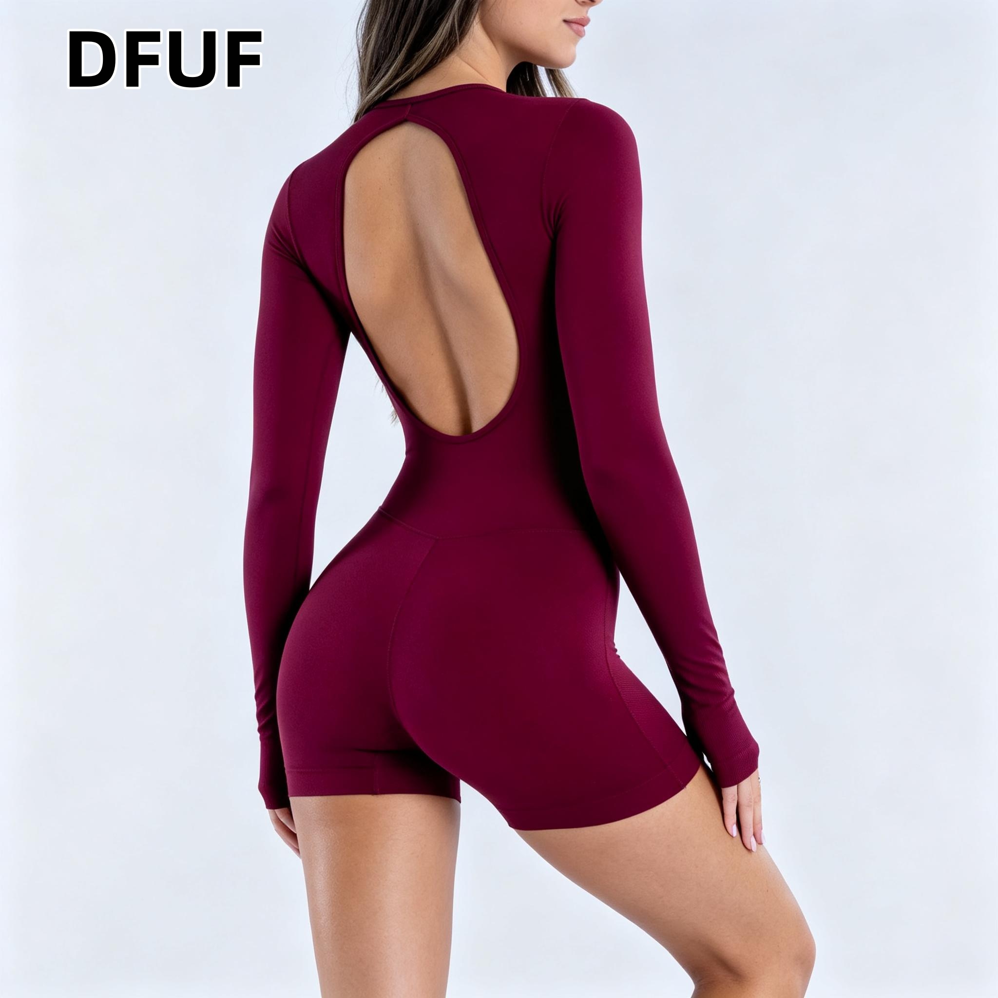 DFUF Women Back Cutout Long Sl - Pilates Yoga And Gym review and price
