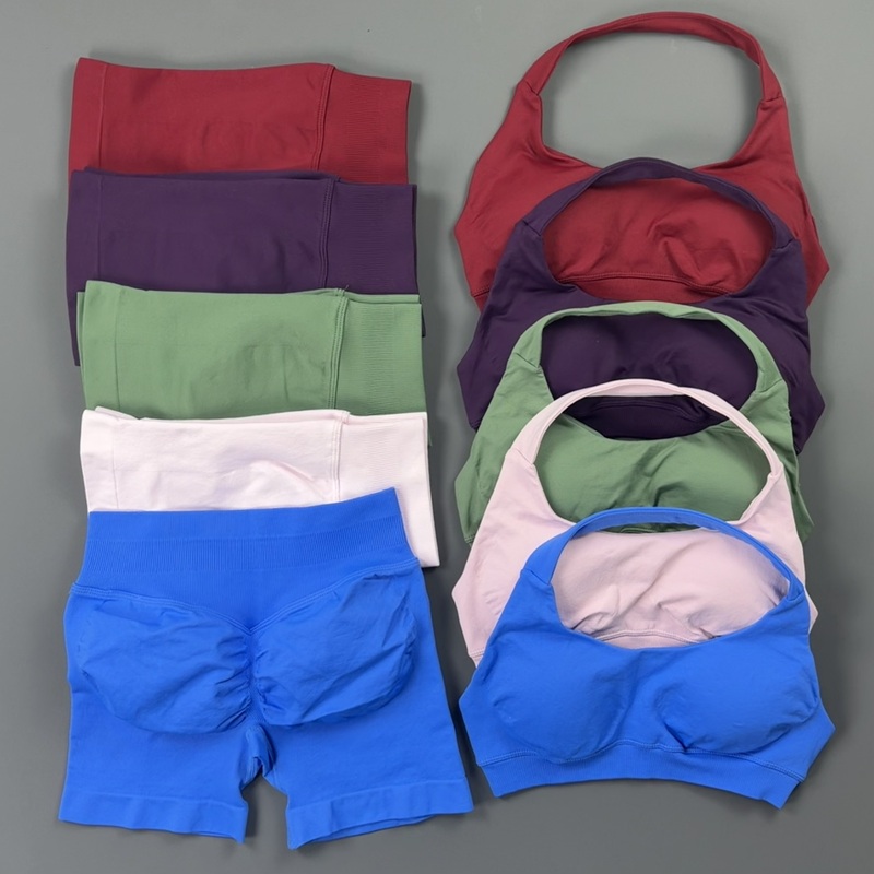 2 Pieces Histello Sports Set W - Pilates Yoga Wrap Top review and price