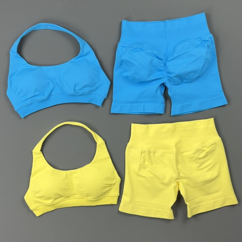 2 Pieces Histello Sports Set W - Pilates Yoga Wrap Top review and price