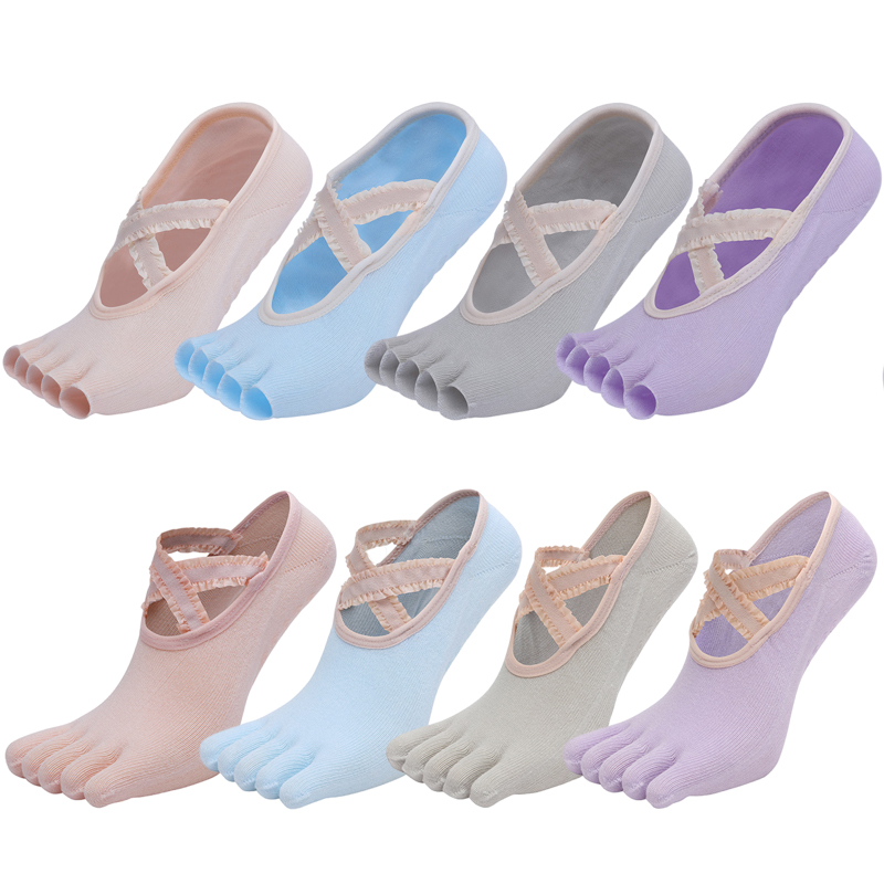 Five Finger Yoga Socks Lace Cr - Pilates Yoga And Gym review and price