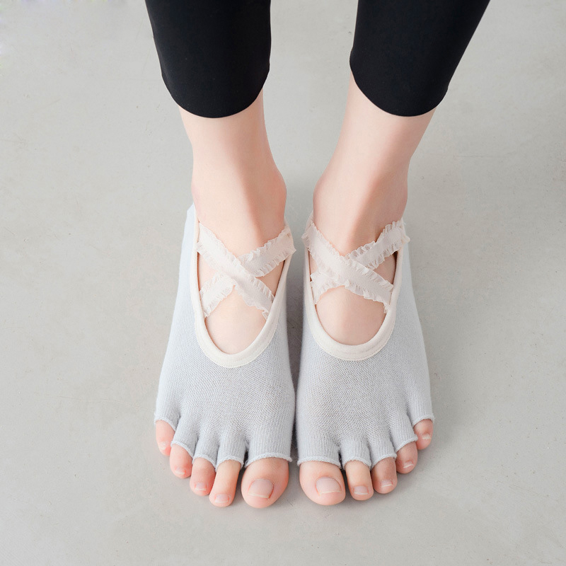 Five Finger Yoga Socks Lace Cr - Pilates Yoga And Gym review and price
